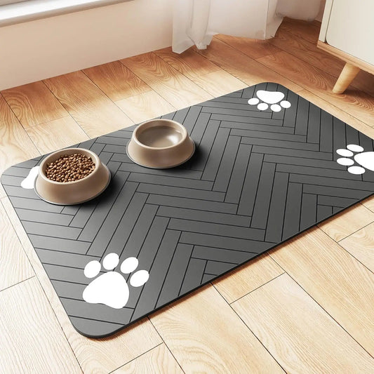 Premium Absorbent Pet Feeding Mat – Waterproof, Non-Slip &amp; Easy to Clean