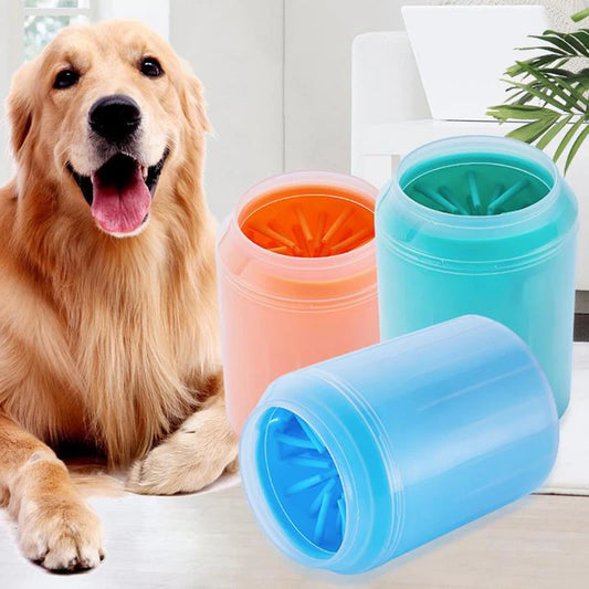 Portable Silicone Pet Paw Cleaner – Gentle & Effective Dog & Cat Foot Washer