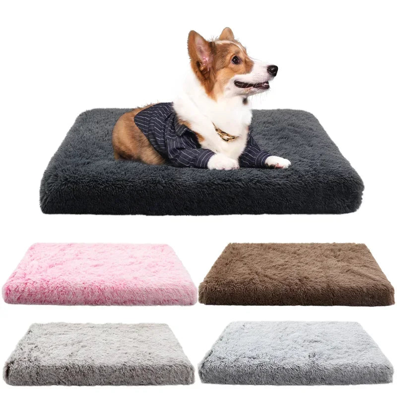 Orthopedic Plush Dog Bed – Ultra Soft, Anti-Slip, Large Pet Cushion for Ultimate Comfort